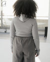 BASERANGE 24 Autumn/Winter Hanifa Hoodie Portugal BAS-TOHH-RC-WI24-HH Mixed Grey